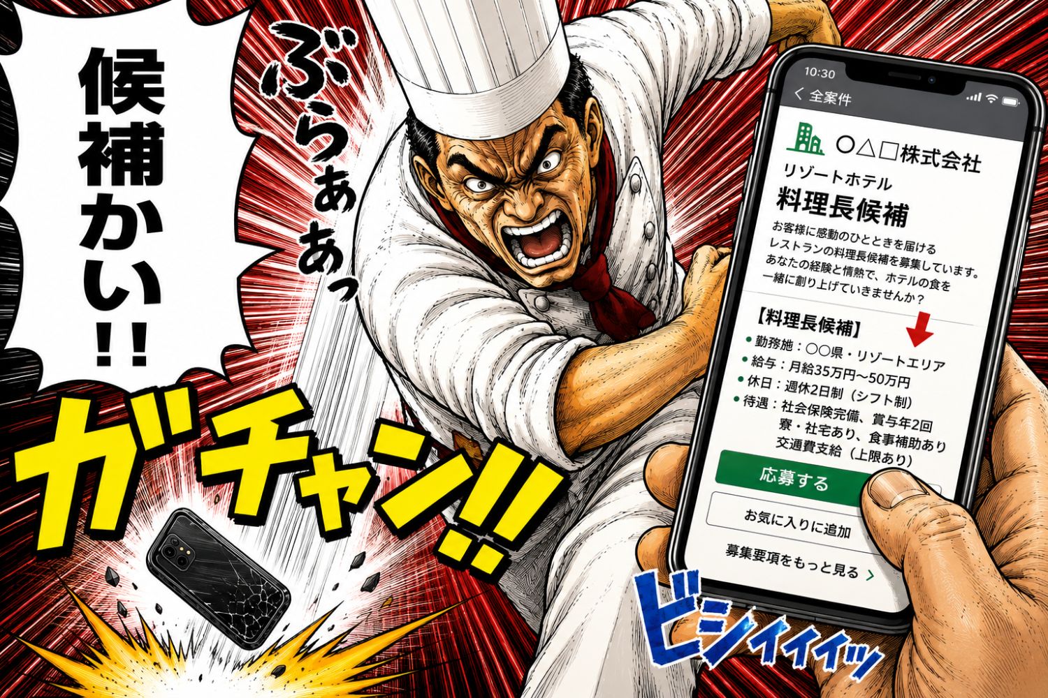 料理長求人の罠
