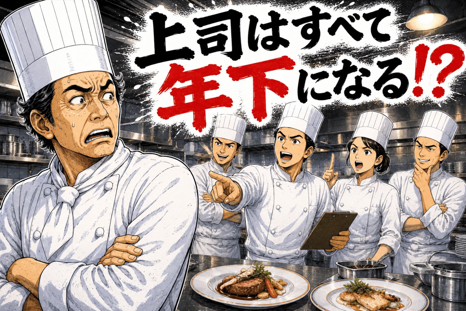 上司はすべて年下になる⁉