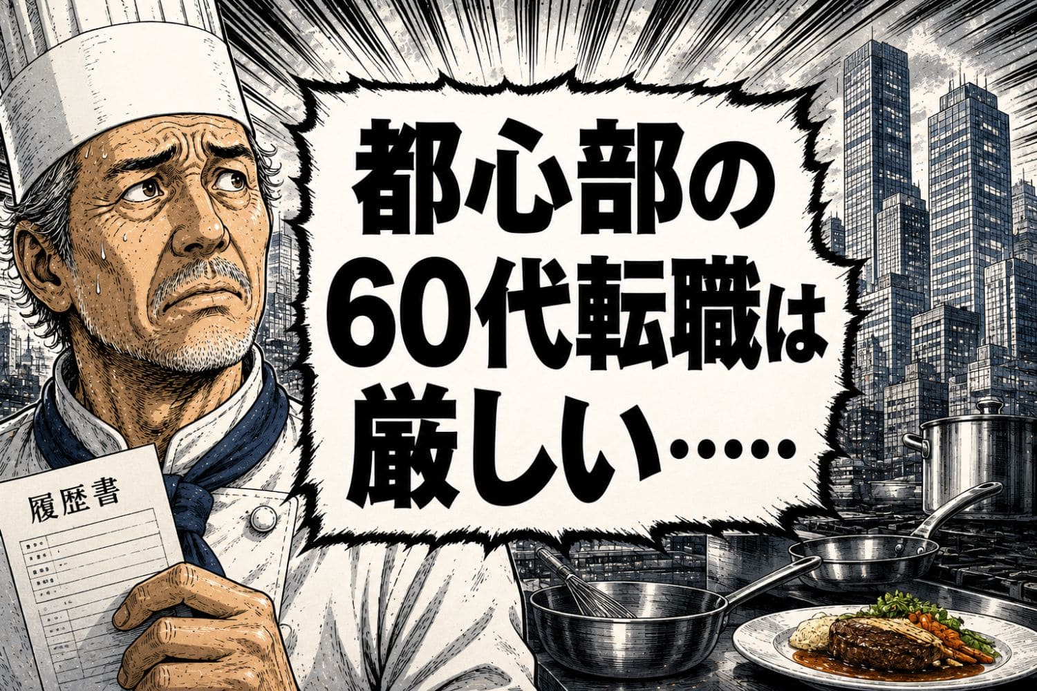 都心部の60代転職は厳しい……